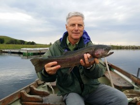 Un peu amaigrie aprés le frai mais en pleine forme !