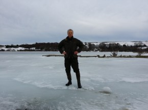 Lac encore bien gelé le 7 mars 2015